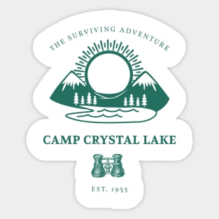 Camp Crystal Lake - The Surviving Adventure Sticker